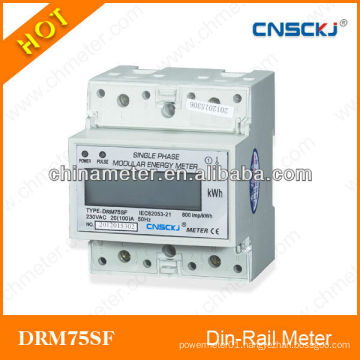 DRM75SF 4P electric energy meter with RS485